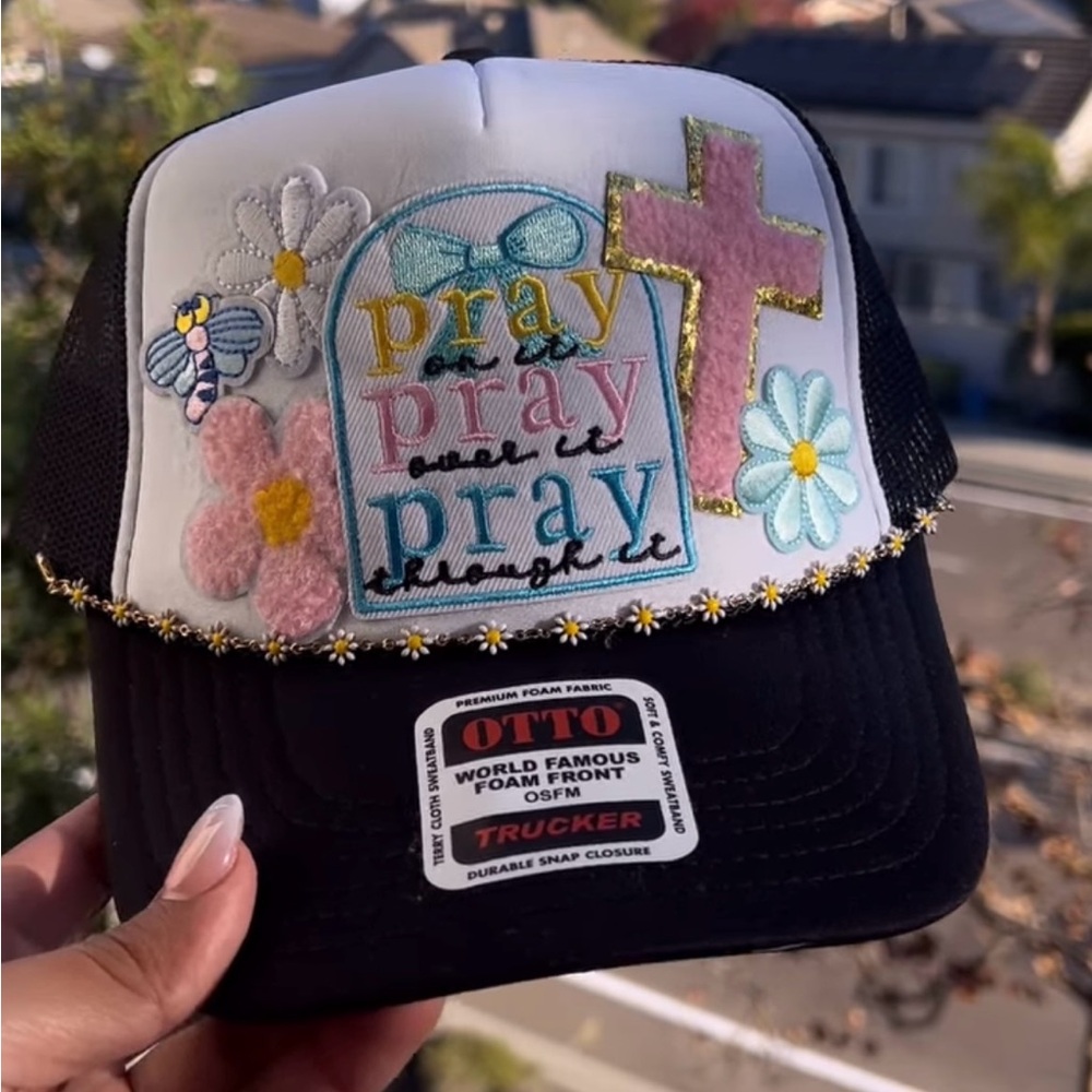 Trucker hat - Pray on it, Pray over it, Pray through it